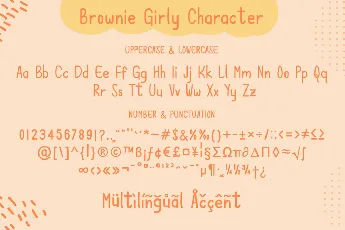 Brownie Girly font