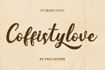 Coffistylove font