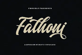 Fathoni font