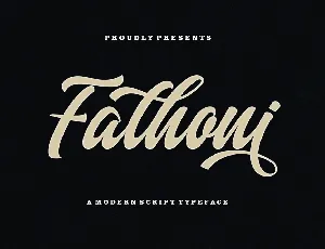 Fathoni font