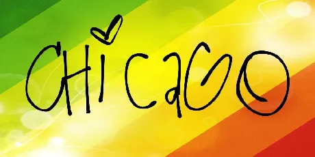 Chicago font