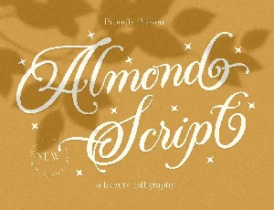 Almond Script font