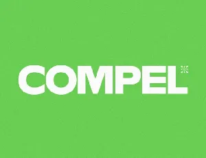 Compel Geometric font