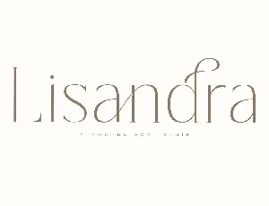 Lisandra font