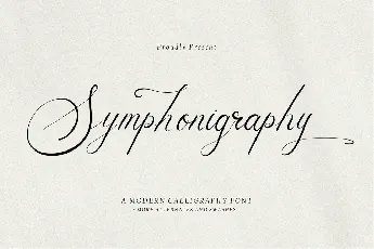 Symphonigraphy font