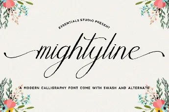 Mightyline font