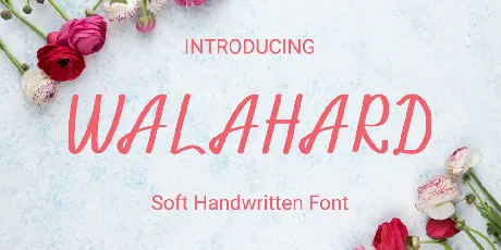 Walahard font