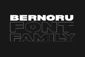 Bernoru font