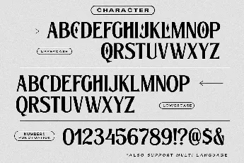 The Bradlens font