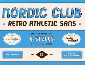 Nordic Club Sans Serif font