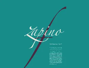 Zapfino font