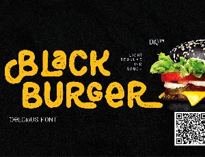 Black Burger font
