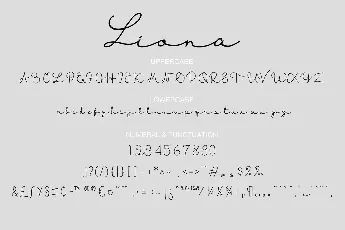 Liona font