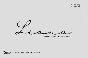 Liona font