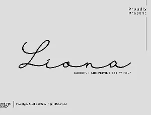 Liona font