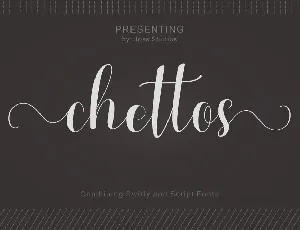 Chettos Script font