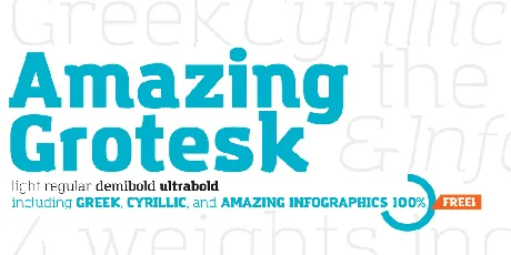 Amazing Grotesk font