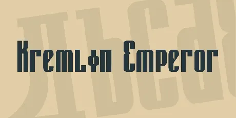 Kremlin Emperor font