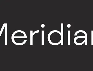 FS Meridian Family font