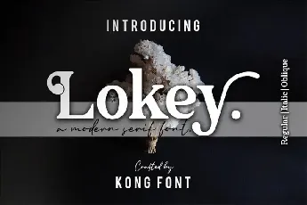 Lokey Serif font