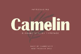 Camelin font