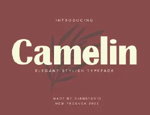 Camelin font