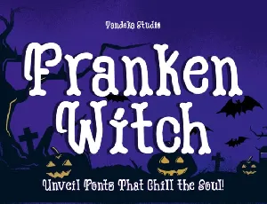 Franken Witch Display font