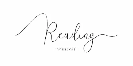 Reading Signature Free Download font