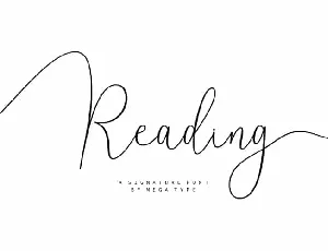 Reading Signature Free Download font