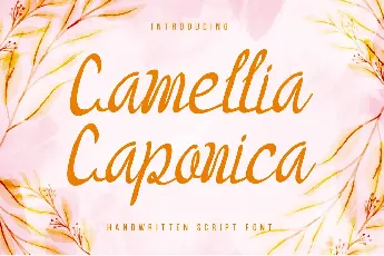 Camellia Caponica font