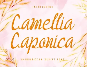 Camellia Caponica font