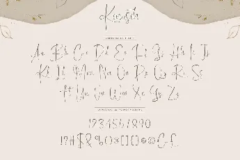 Kinasih Demo font