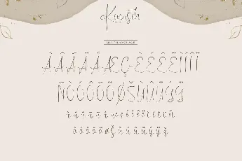 Kinasih Demo font