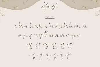 Kinasih Demo font