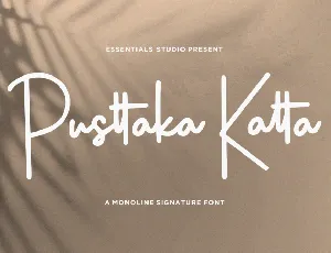 Pusttaka Katta font