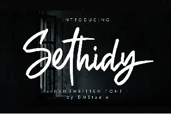 Sethidy font