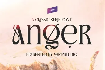 Anger font