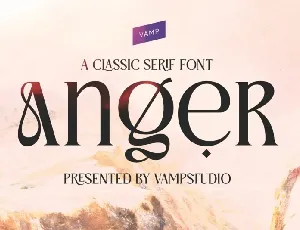 Anger font