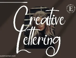 Creative Lettering font