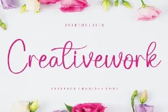 Creativework Calligraphy font