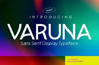 Varuna font