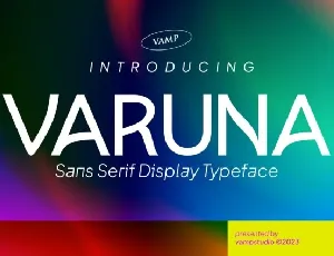 Varuna font