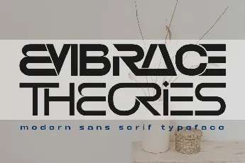 EMBRACE THEORIES DEMO font