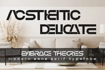 EMBRACE THEORIES DEMO font