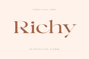 Richy font