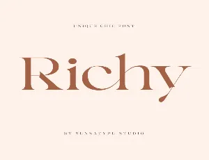 Richy font