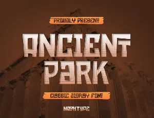 Ancient Park Demo font