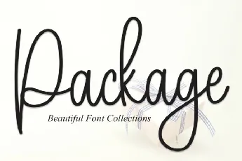 Package Script font