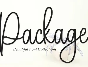 Package Script font