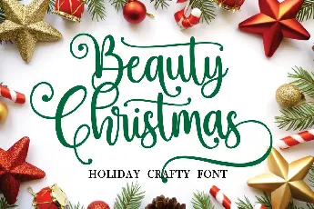 Beauty Christmas font